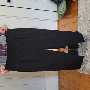 Women's black tapered pants